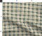 Plaid Tartan Green Golfing Classic Traditional Custom Printed Fabric by Spoonflower Various Fabrics by the Yard or Fat Quarter